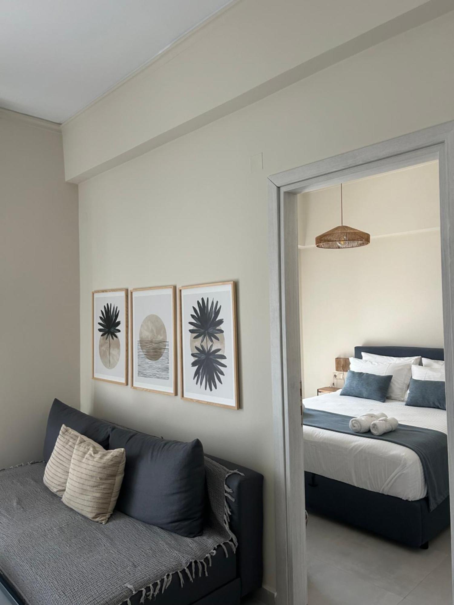 Jo'S Central & Cozy Apartment Hriszí Aktí Haniá Kültér fotó